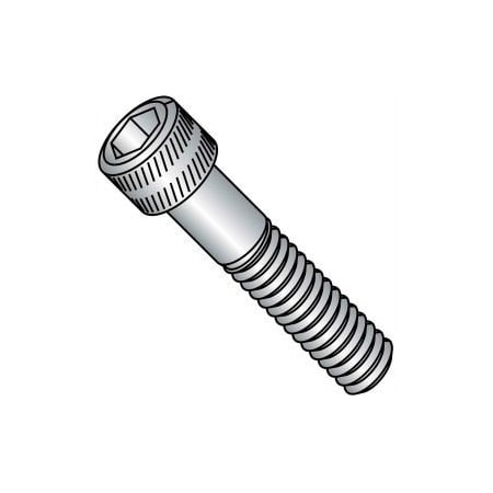 1/4-20 Socket Head Cap Screw, Black Oxide Steel, 2-1/2 In Length